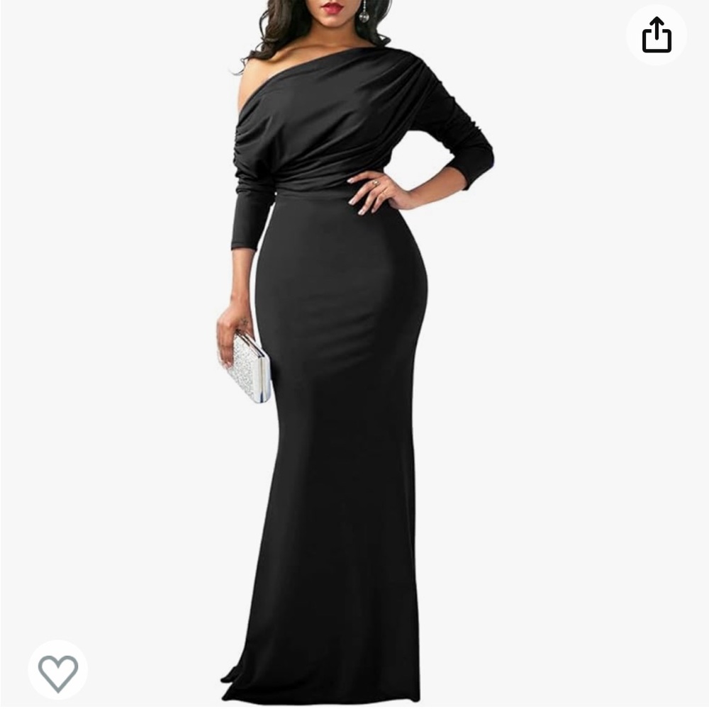 Black formal gown